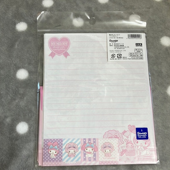 Sanrio My Melody Letter Sets - Picture 4 of 5